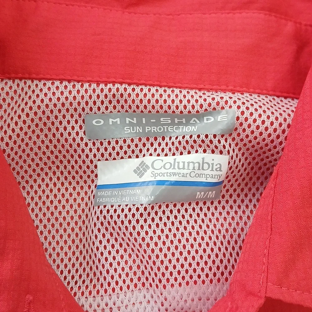 Columbia Omni-Shade Blouse Top Medium Sun Protection New - Picture 2 of 4